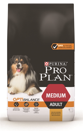 Pro plan dog adult medium kip / rijst