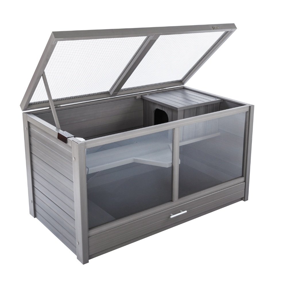 New age pet konijnenhok jumbo park avenue 132×63 cm – ecoflex®