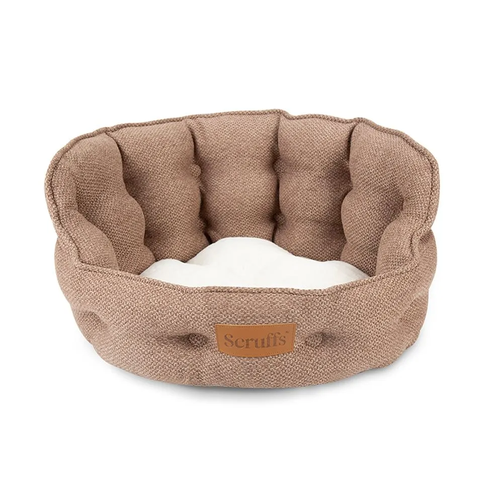 Scruffs boucle cat bed | desert tan - ø 45 cm