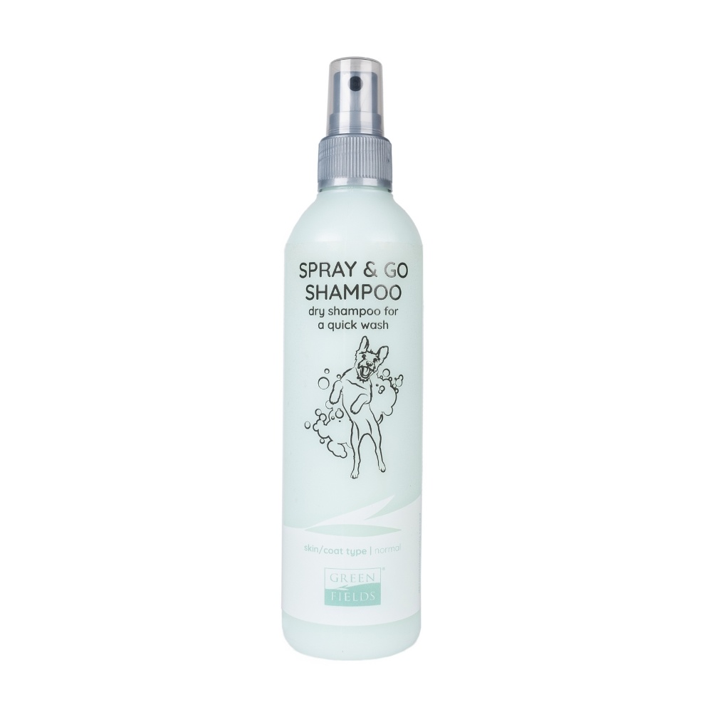 Greenfields droogshampoo voor honden spray & go 250 ml – zonder water