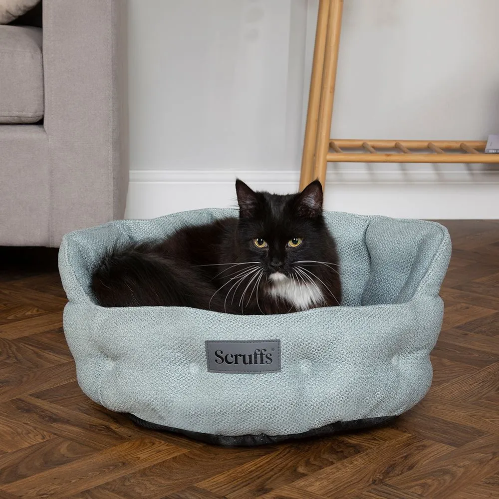 Scruffs boucle cat bed | ø 45 cm slate grey