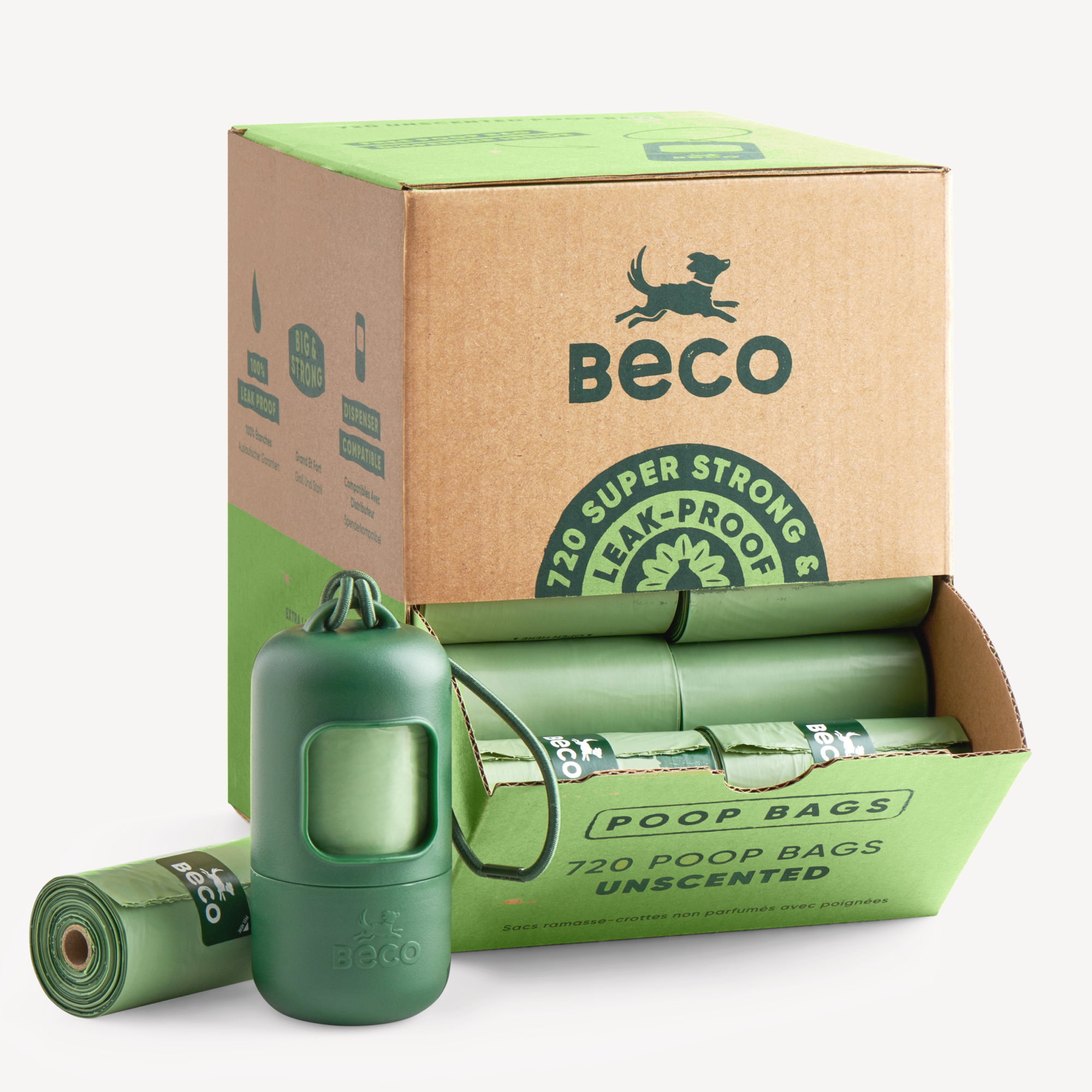 Beco poepzakjes recycled 33×22,5 cm – geurloos, sterk & lekvrij