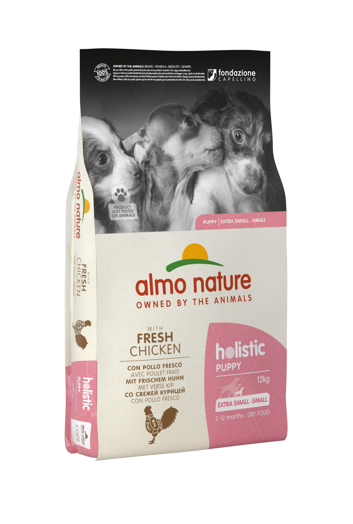 Holistic droogvoer hond puppy kip
