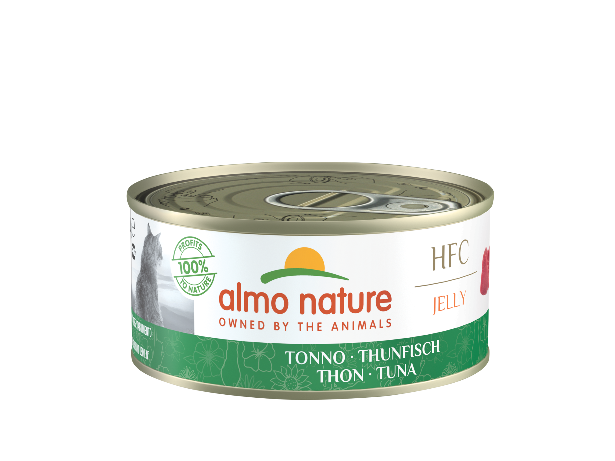 Hfc natvoer kat - jelly - blik  - 24 x 150g