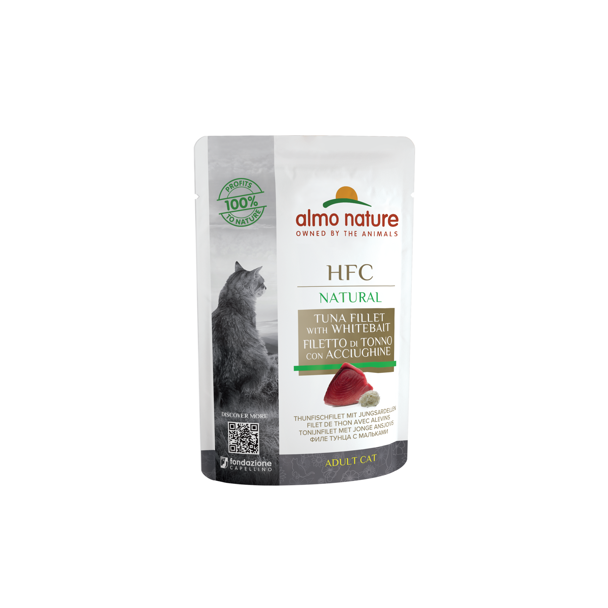 Hfc natvoer kat natural zakje