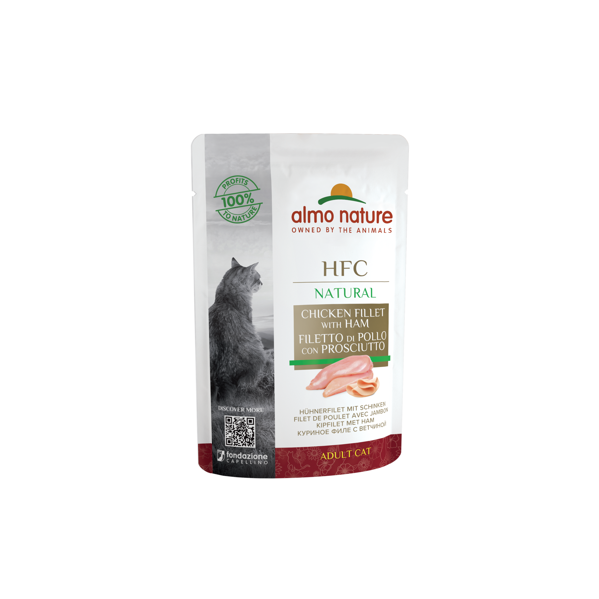 Hfc natvoer kat natural zakje