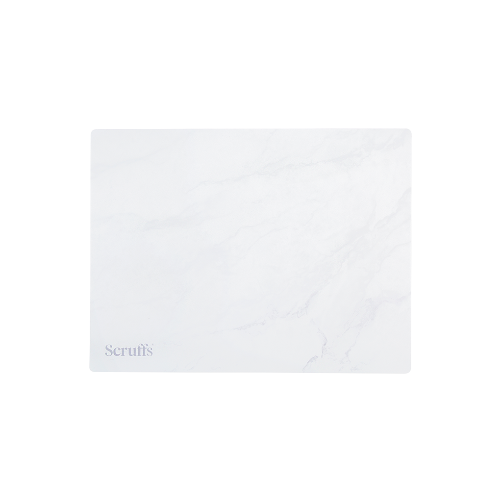 Scruffs placemat marble print | wit marmer 40 x 30 cm