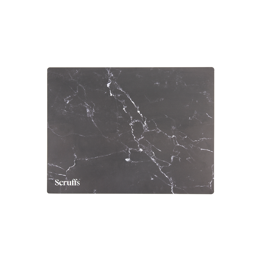 Scruffs placemat marble print | zwart marmer 40 x 30 cm