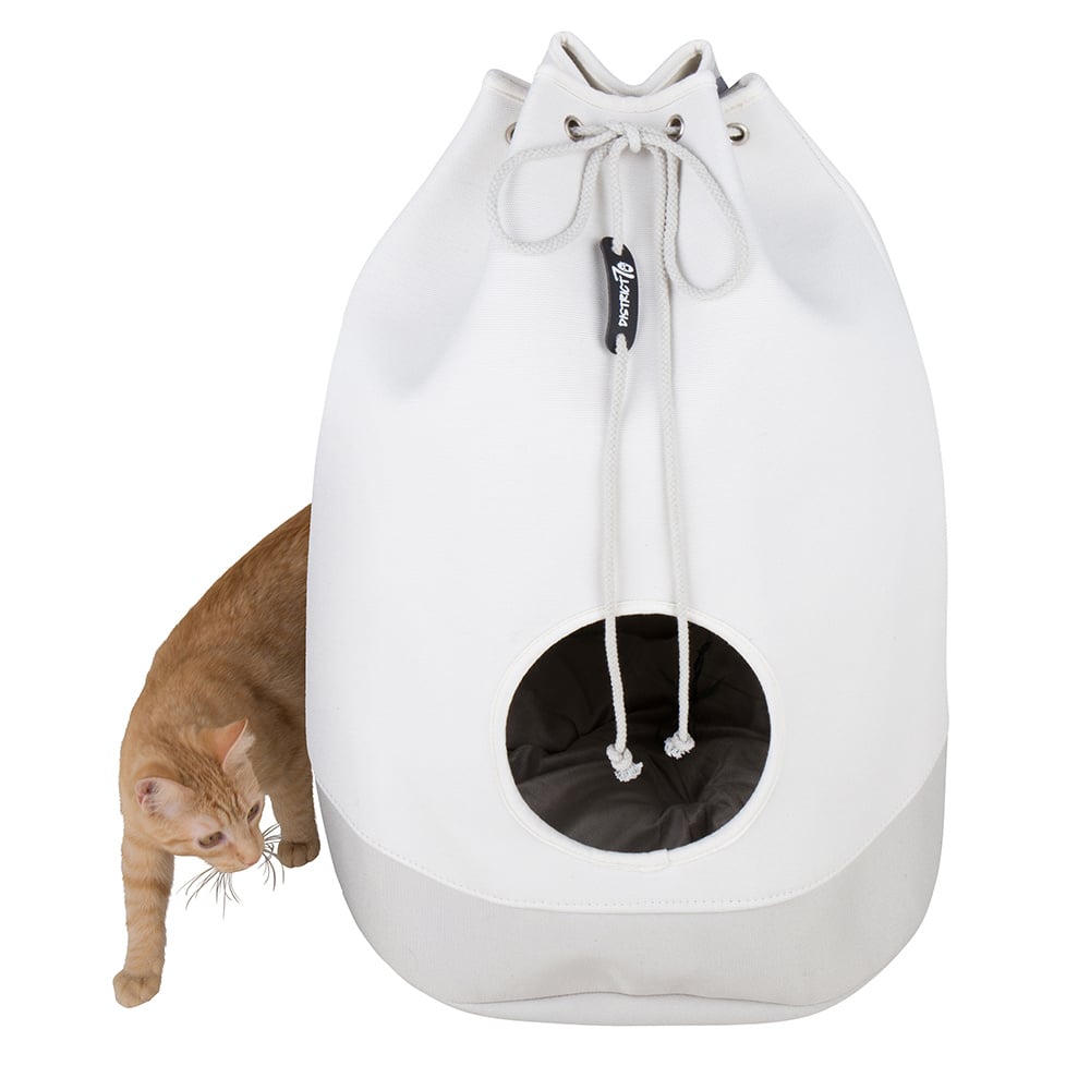 District 70 kattenhuis casa merengue – donkergrijs  cm