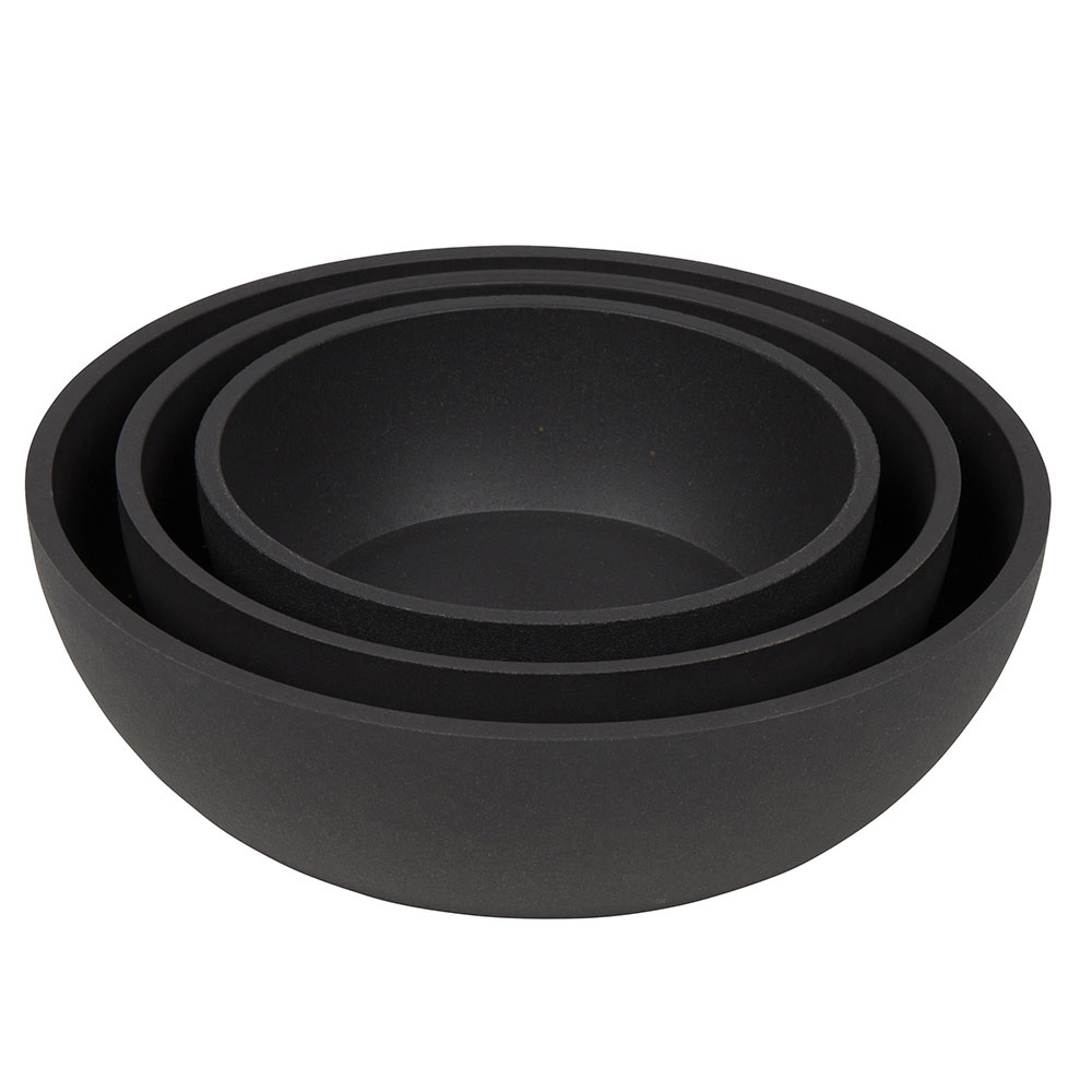 District 70 hondenvoerbak bamboo dark grey ⌀ 21 cm – large