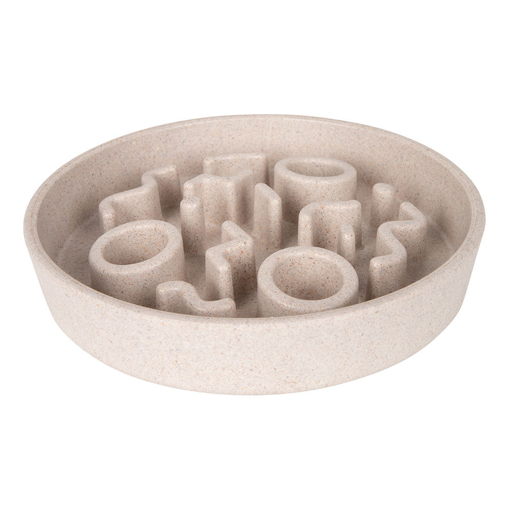 District 70 slow feeder bamboo katten merengue ø13,5 cm – bruin