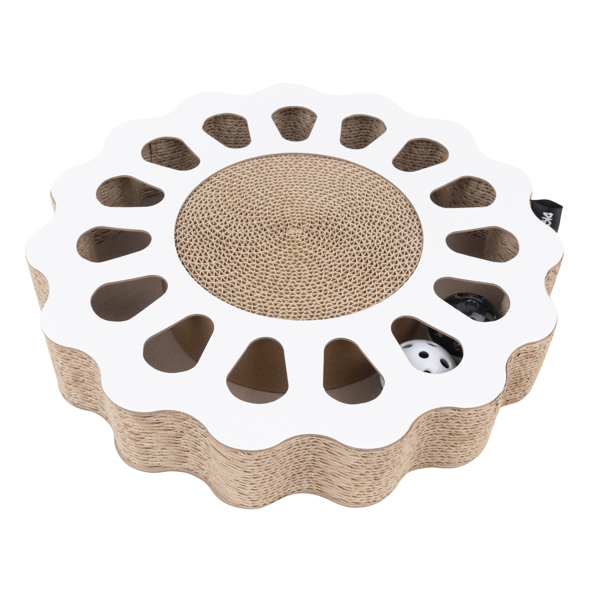 District 70 krabspeelgoed sunny 32×32 cm – wit