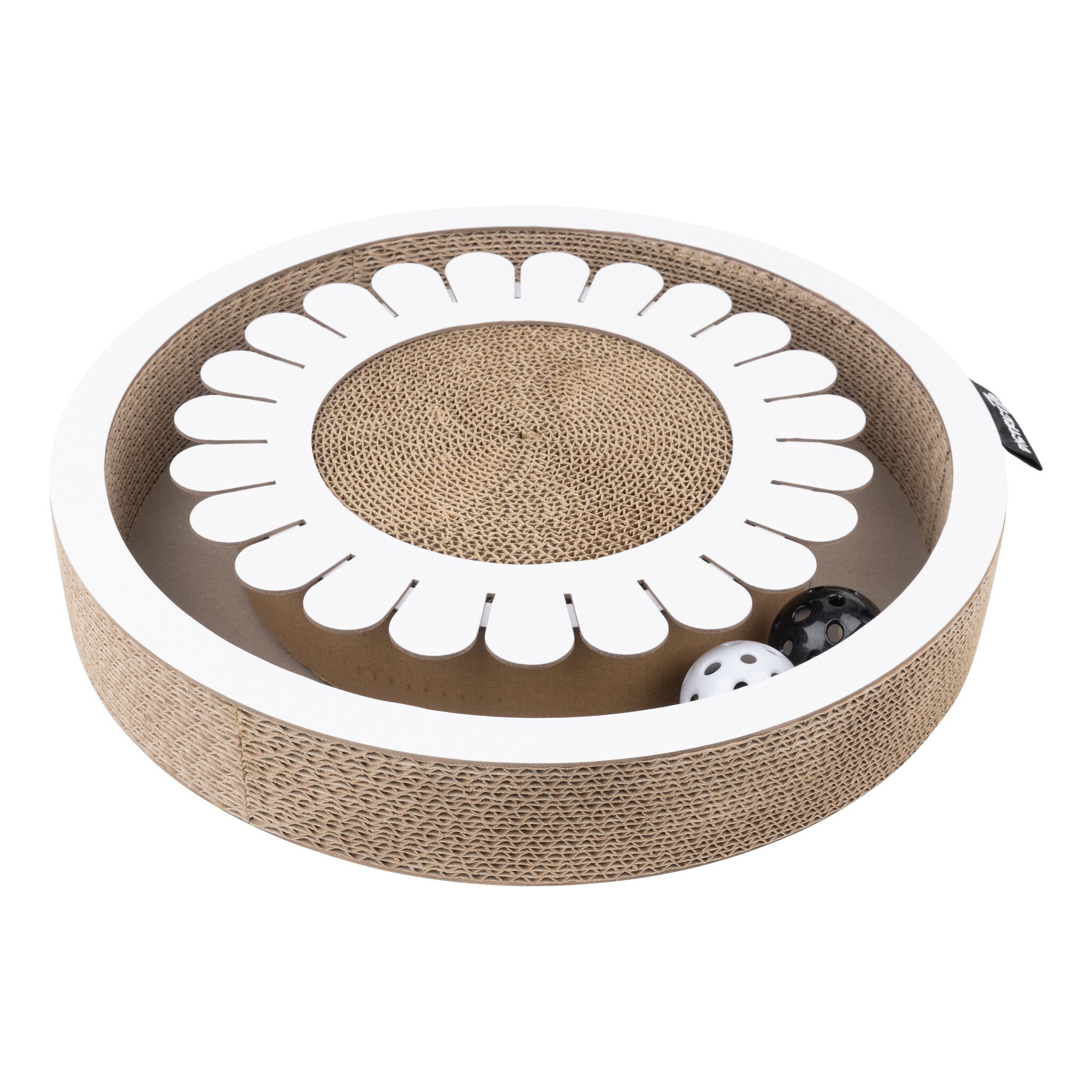 District 70 krabspeelgoed bloom 36×36 cm – wit