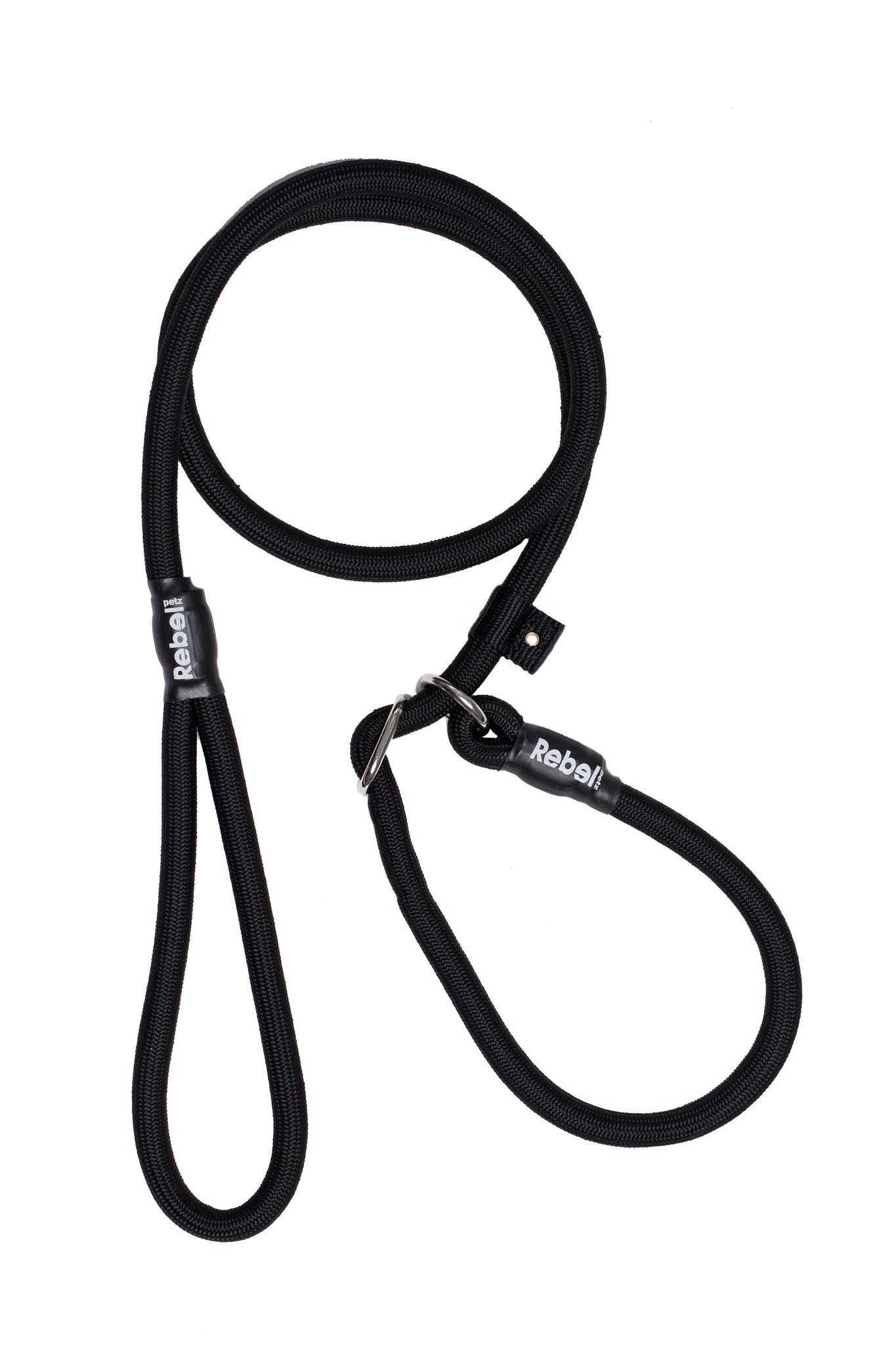 Rebel petz trainingslijn moxon zwart 12 mm × 140 cm – large