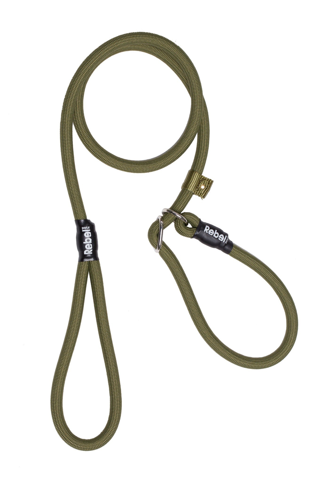 Rebel petz trainingslijn moxon 12 mm × 140 cm – leger groen