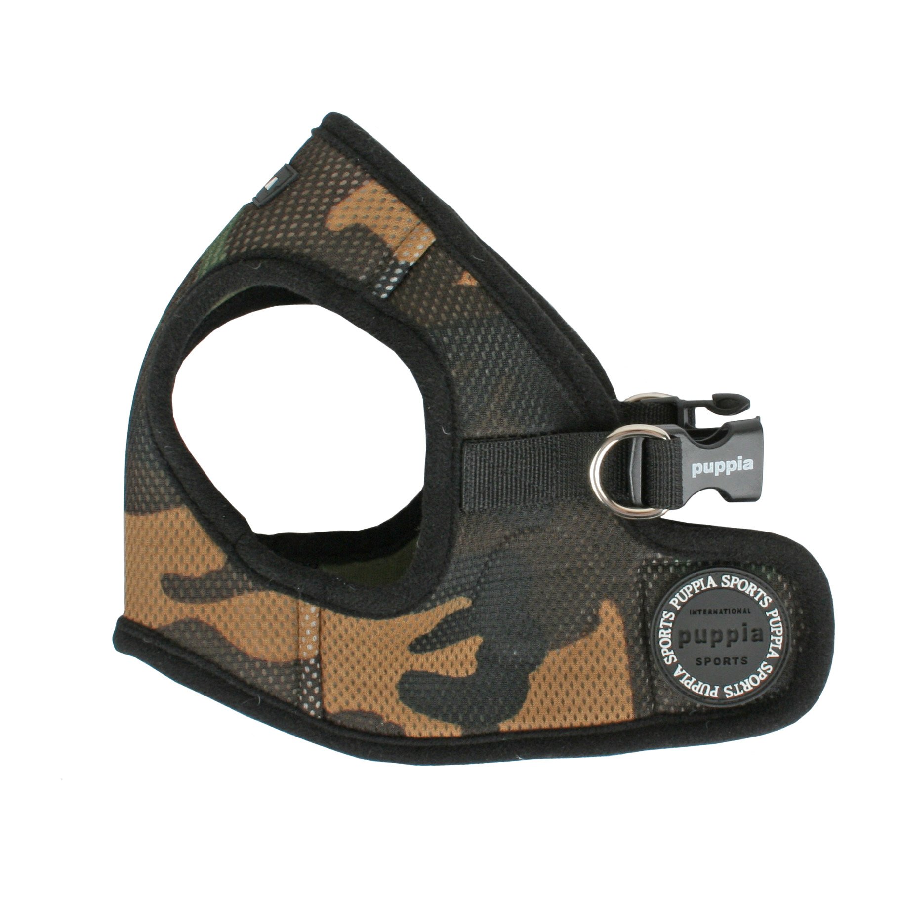 Puppia soft vest harnas camouflage 26×30-32 cm – maat small