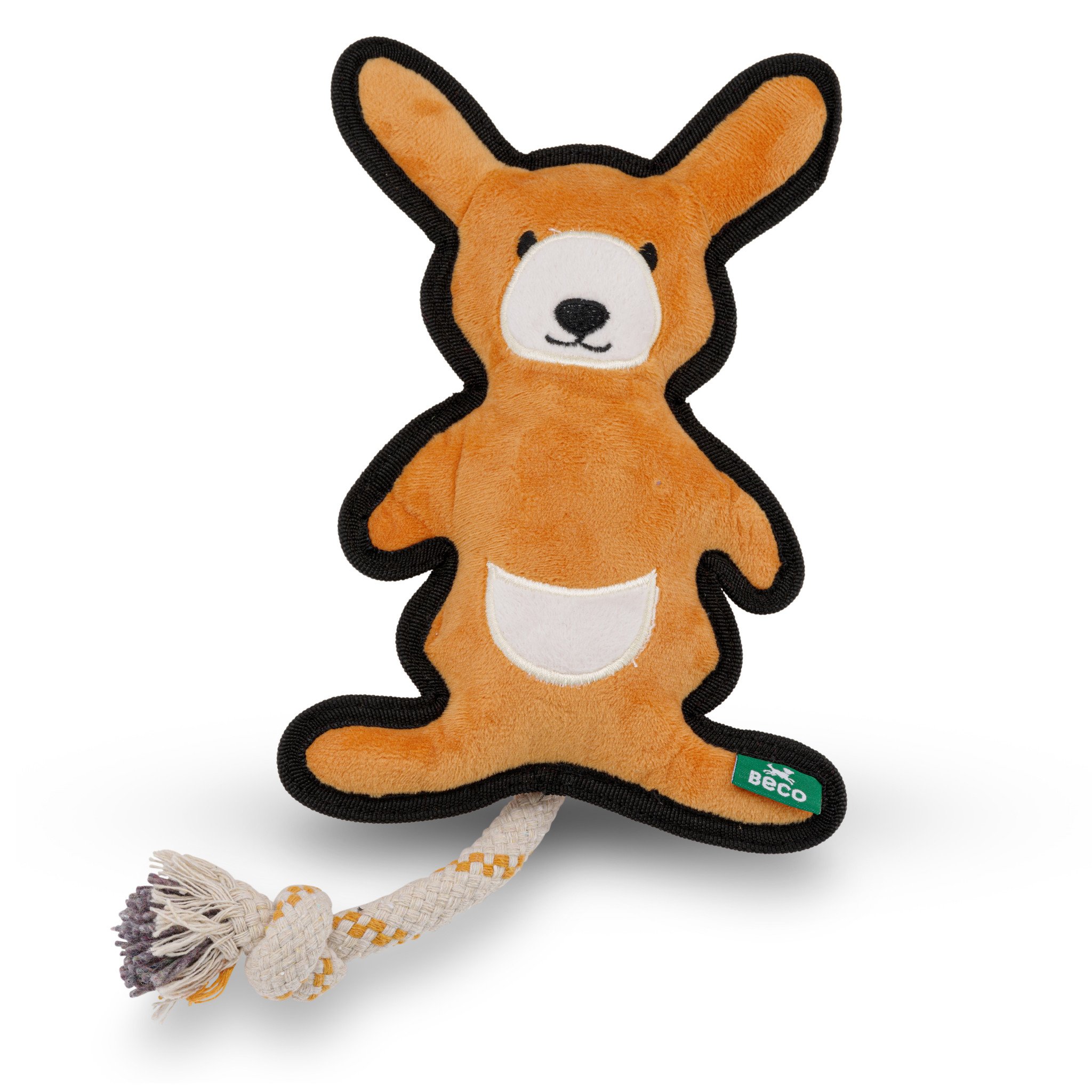 Beco honden speeltje rough & tough kangoeroe medium – gerecycled materiaal