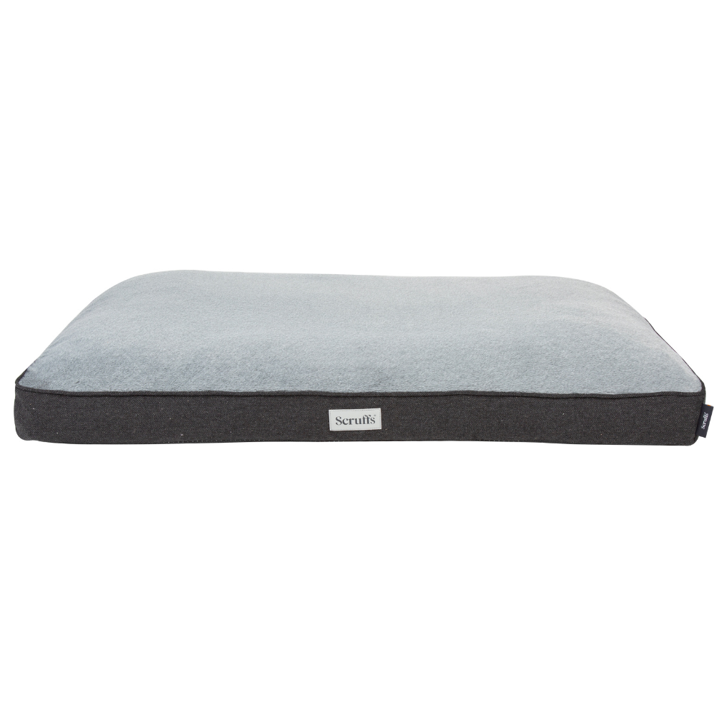 Scruffs harvard memory foam kussen | grafietgrijs large 100x70 cm