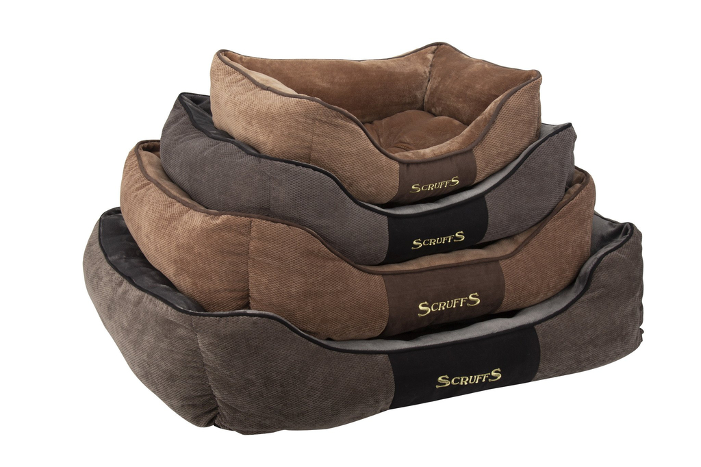 Scruffs chester box bed | grijs, large 75 x 60 cm
