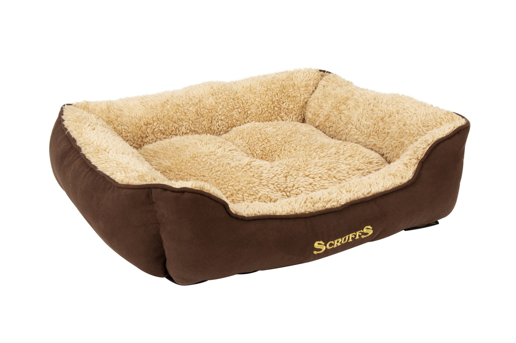 Scruffs cosy box bed | chocolade bruin, xl 90 x 70 cm