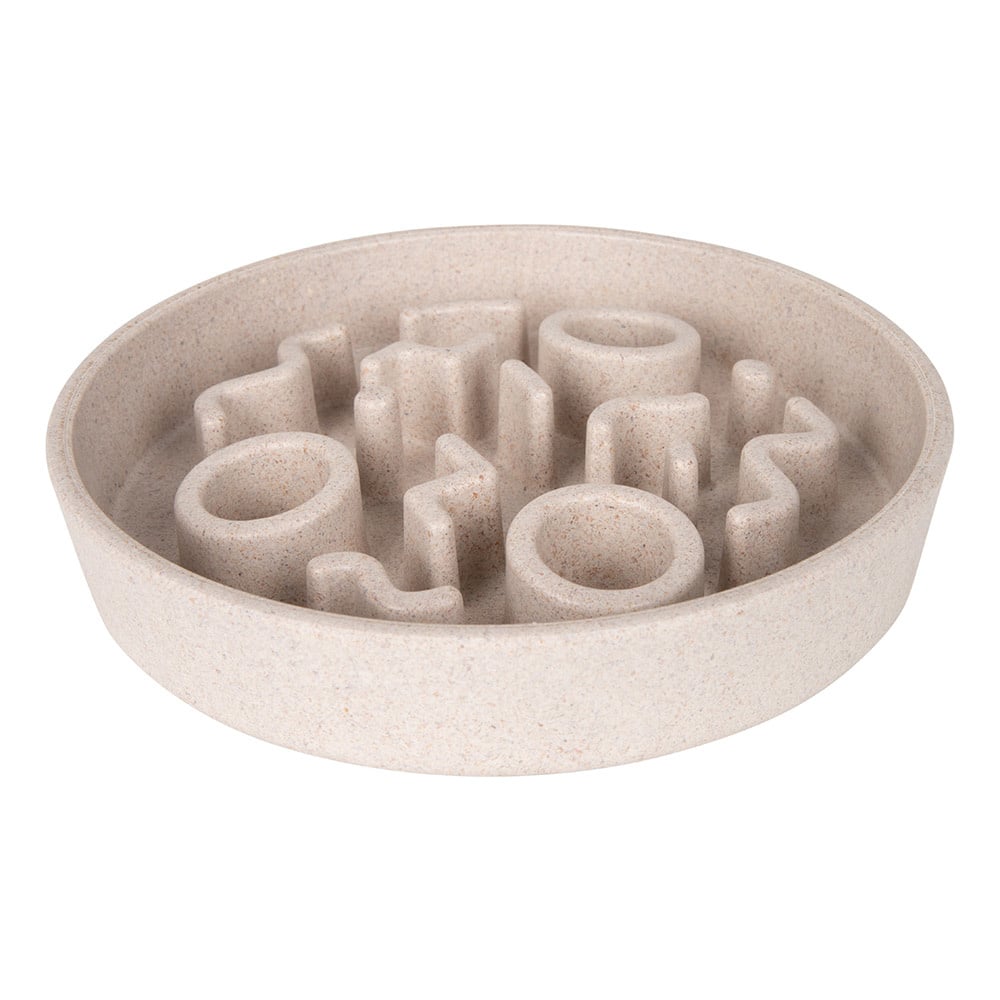 District 70 bamboo slow feeder voor katten | merengue - ø13,5 cm