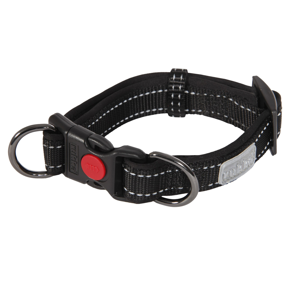 Rukka solid collar | zwart, m - 30-50 cm