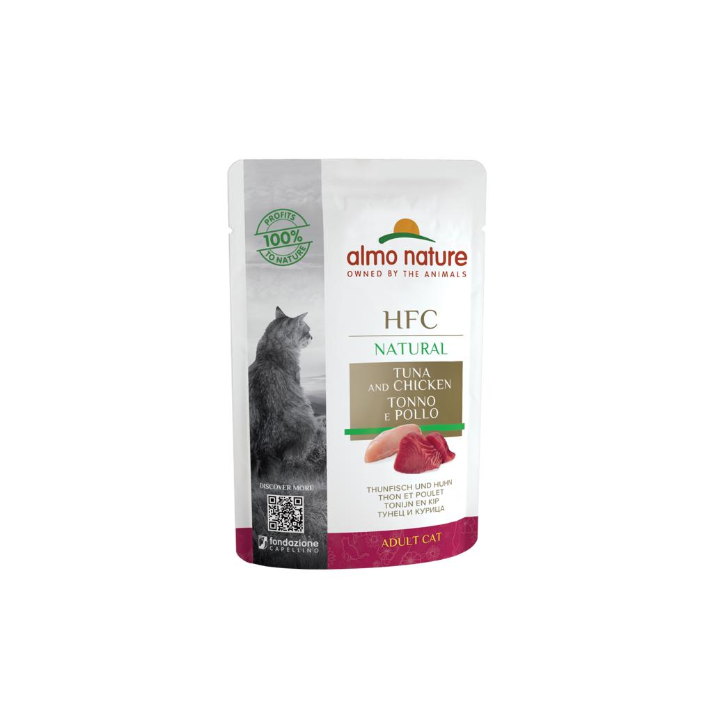 Hfc natvoer kat natural zakje