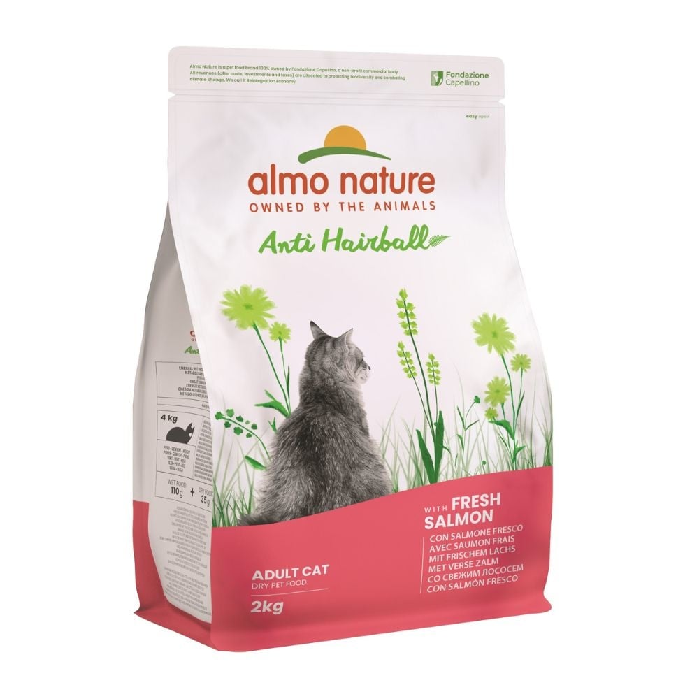 Anti-hairball droogvoer kat zalm kip