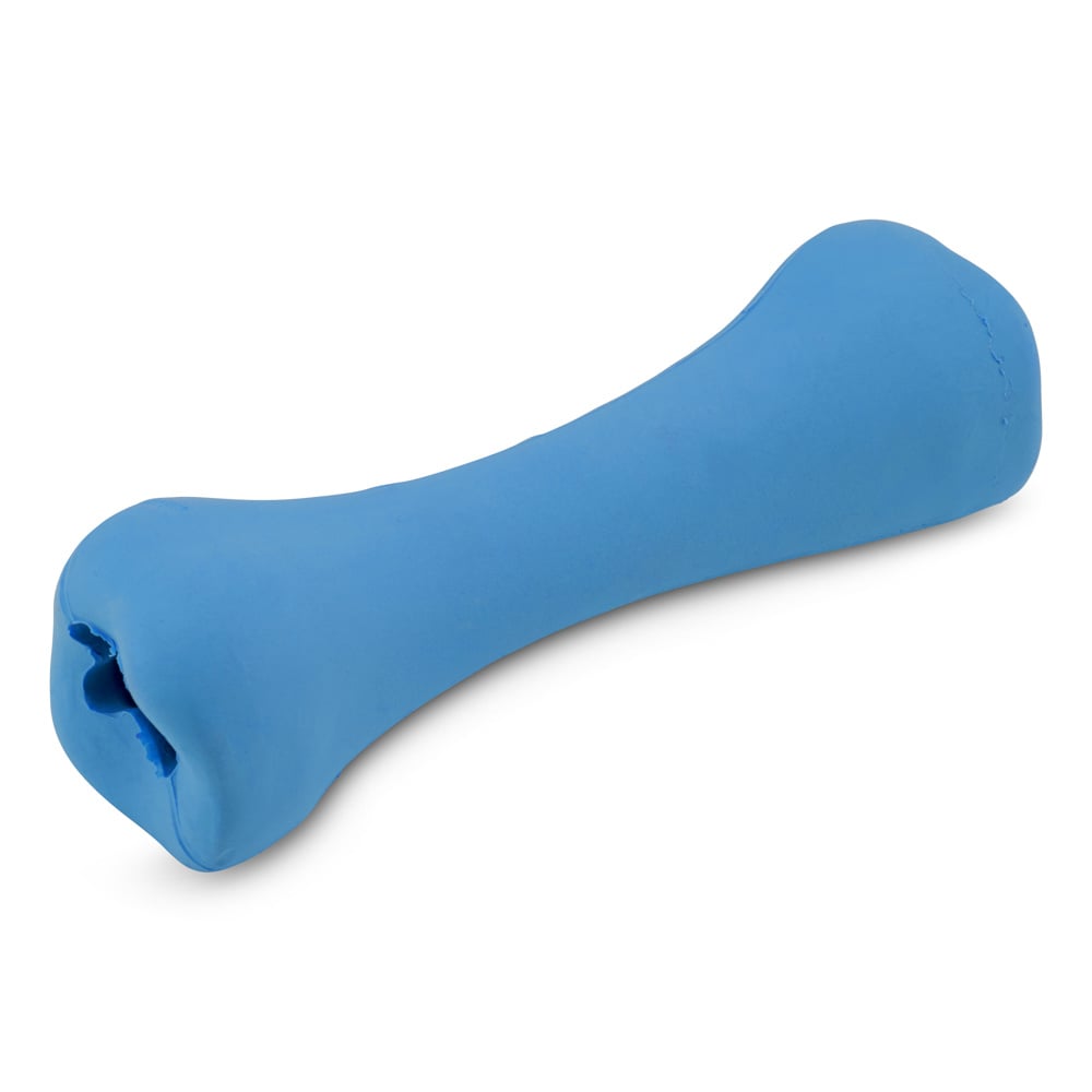 Beco beco bone | medium blauw - 17,5 cm hondenspeeltje