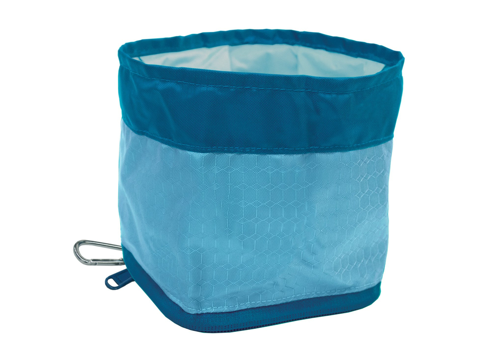Kurgo zippy bowl | blauw reisex reisvoeding voor honden