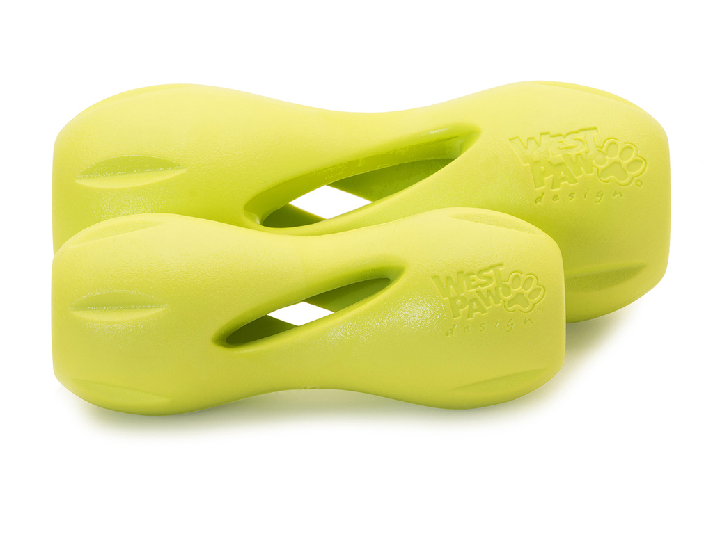 West paw zogoflex qwizl | granny smith groen, large - 17 cm
