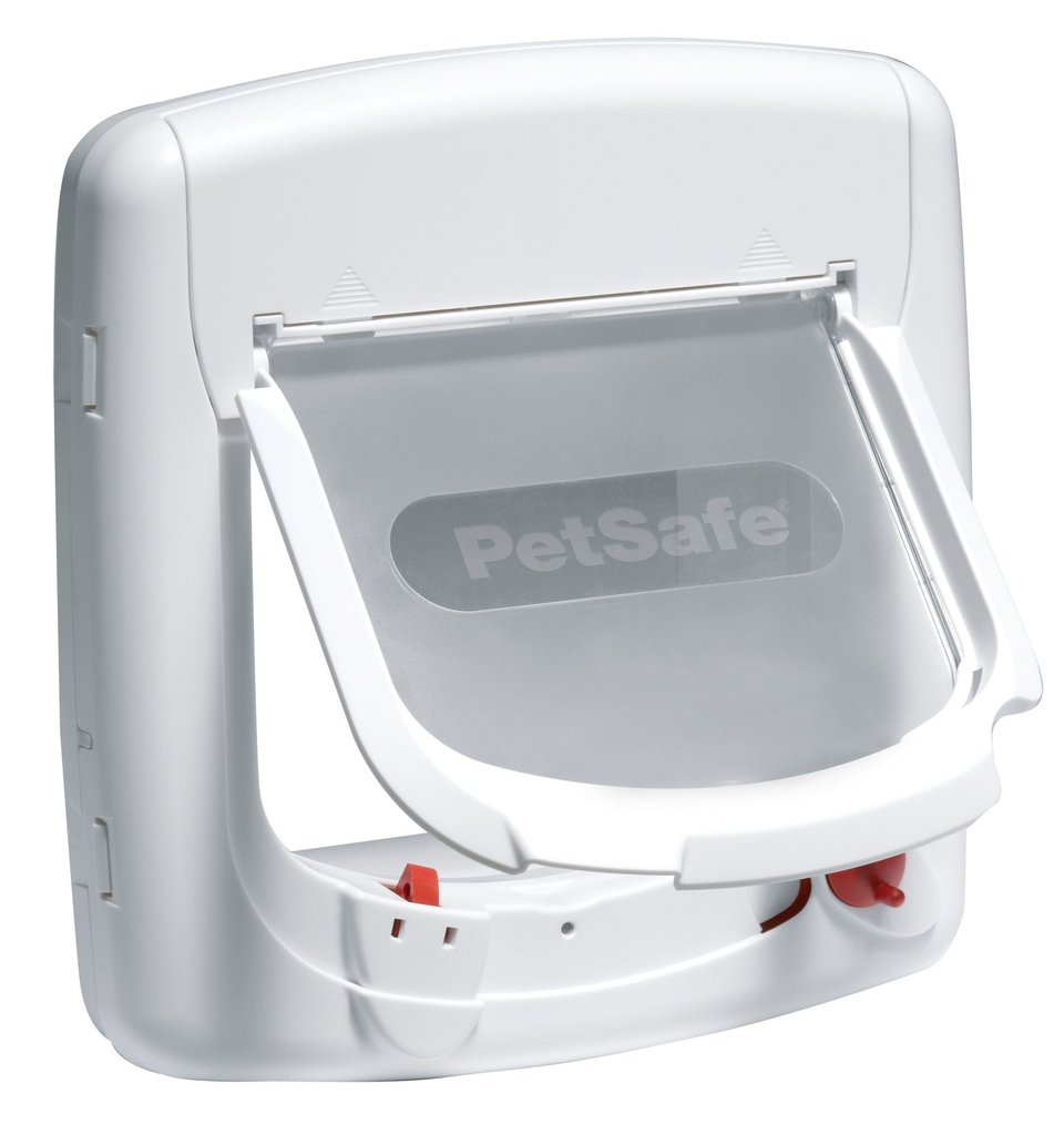 Petsafe staywell® deluxe magnetic cat flap | wit