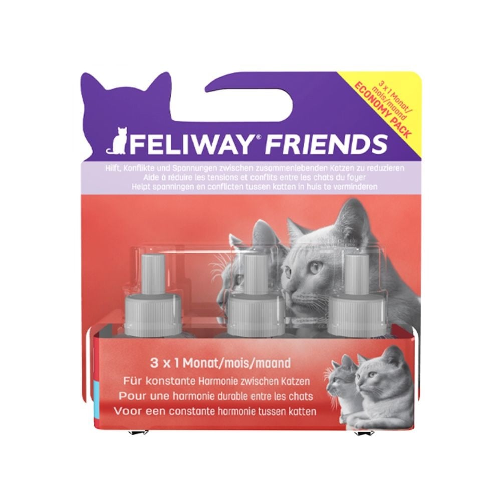 Feliway feliway friends refill 3x 48ml | versterk vriendschap kattengedrag