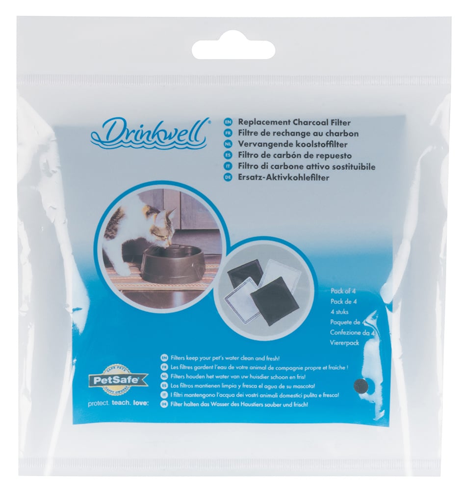 Drinkwell® current replacement charcoal filter | 4-pack