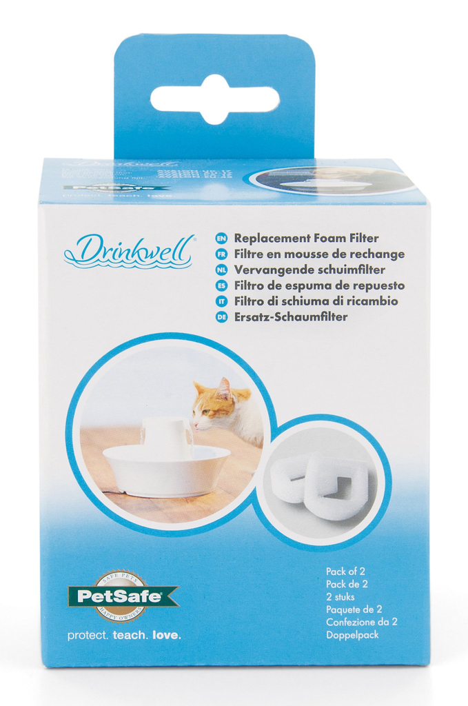 Drinkwell replacement foam filter | 2 pack