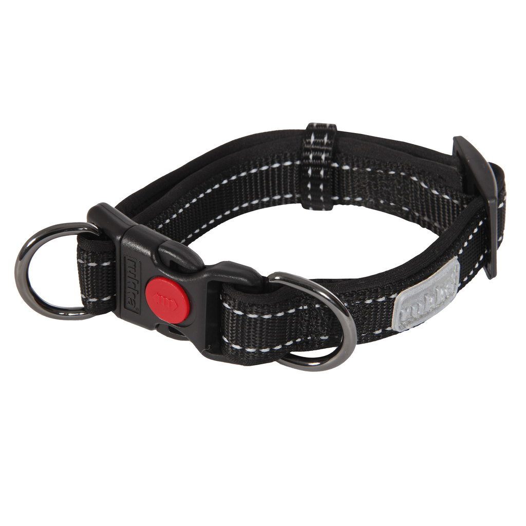 Rukka solid collar | zwart, maat s (30-40 cm)