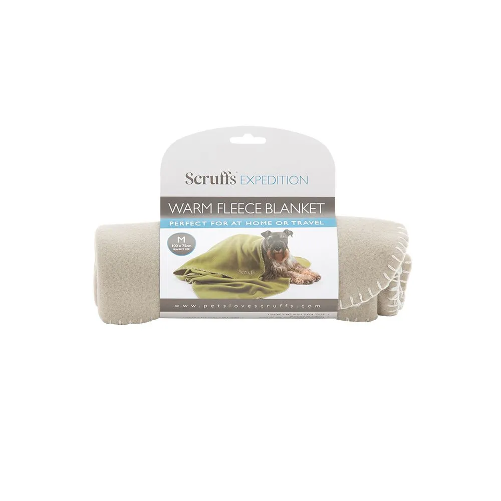 Scruffs expedition fleece pet blanket | storm grey, m 100x75 cm