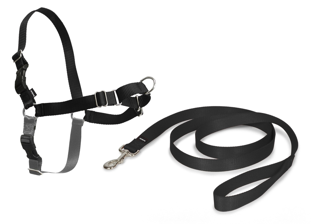 Easy walk® harness | anti-trek tuigje zwart m medium 51-71 cm