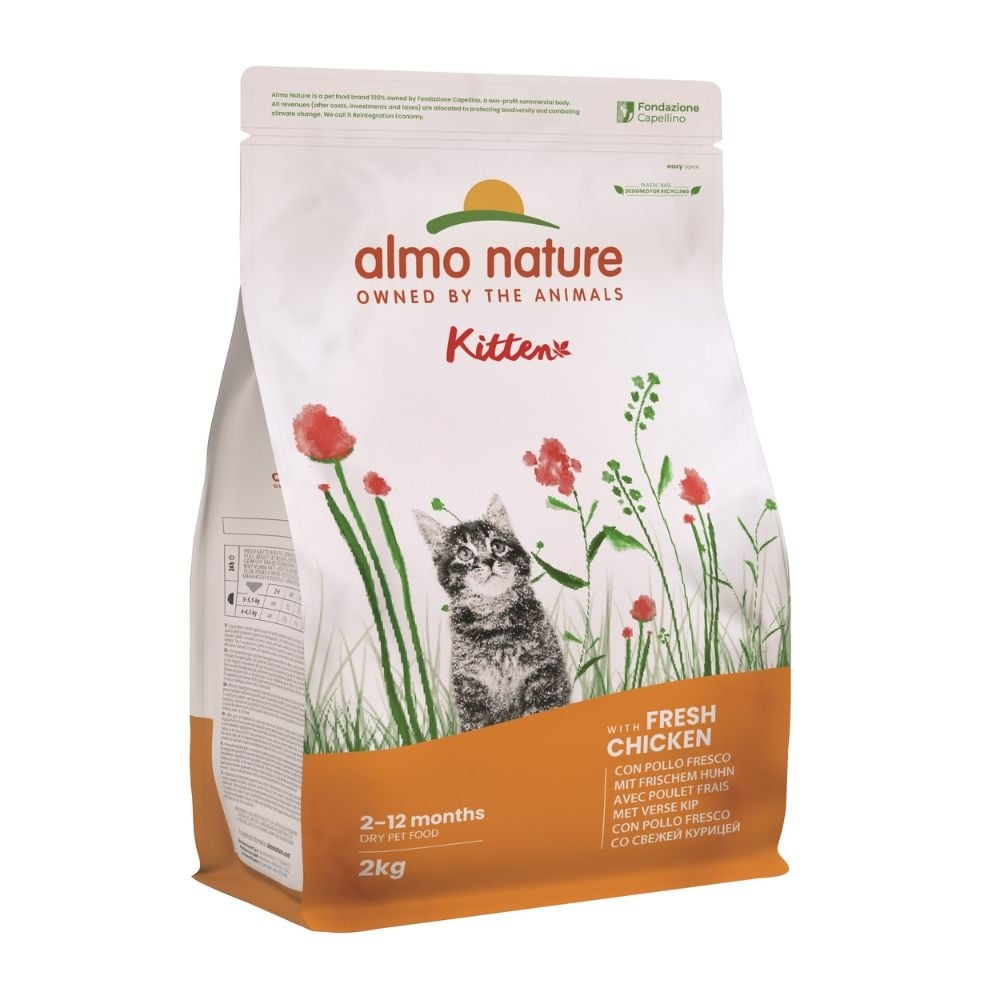 Holistic droogvoer kat kitten met kip