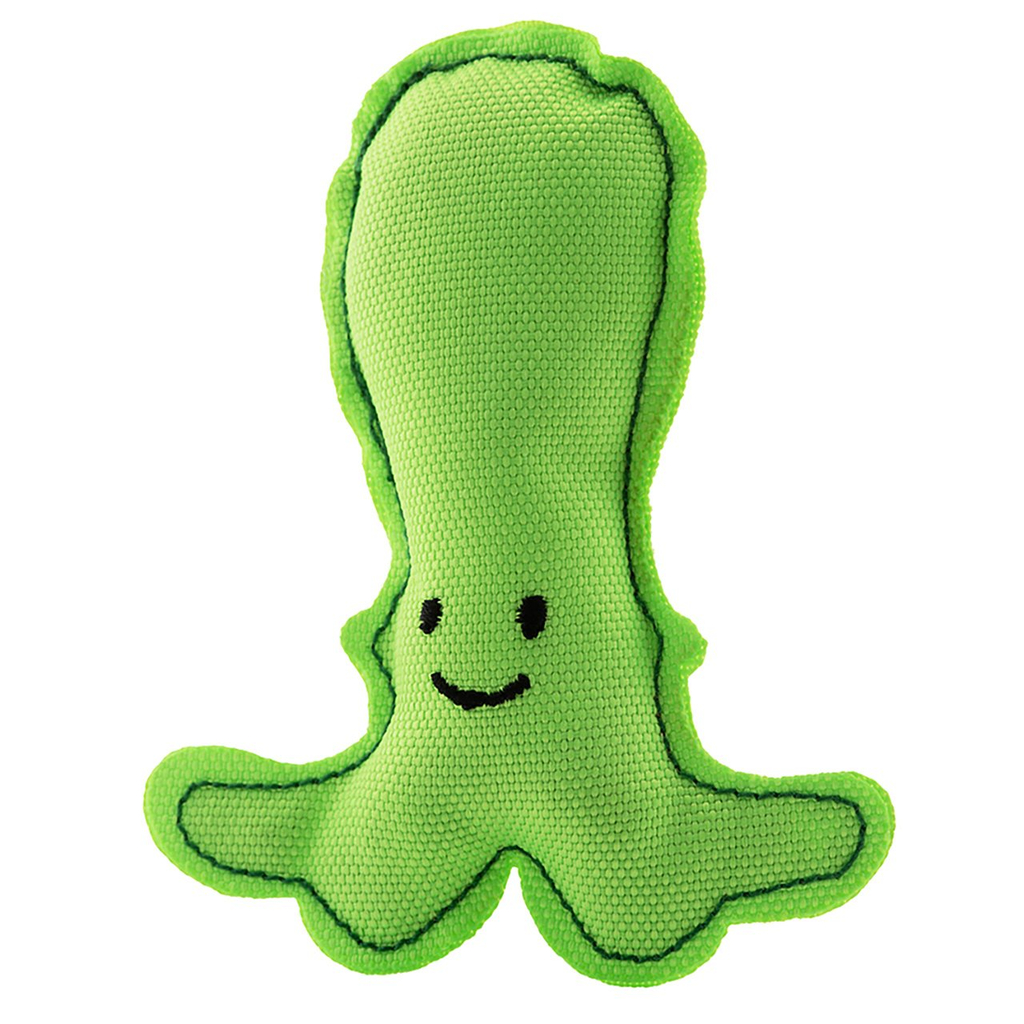 Plush catnip toy squid