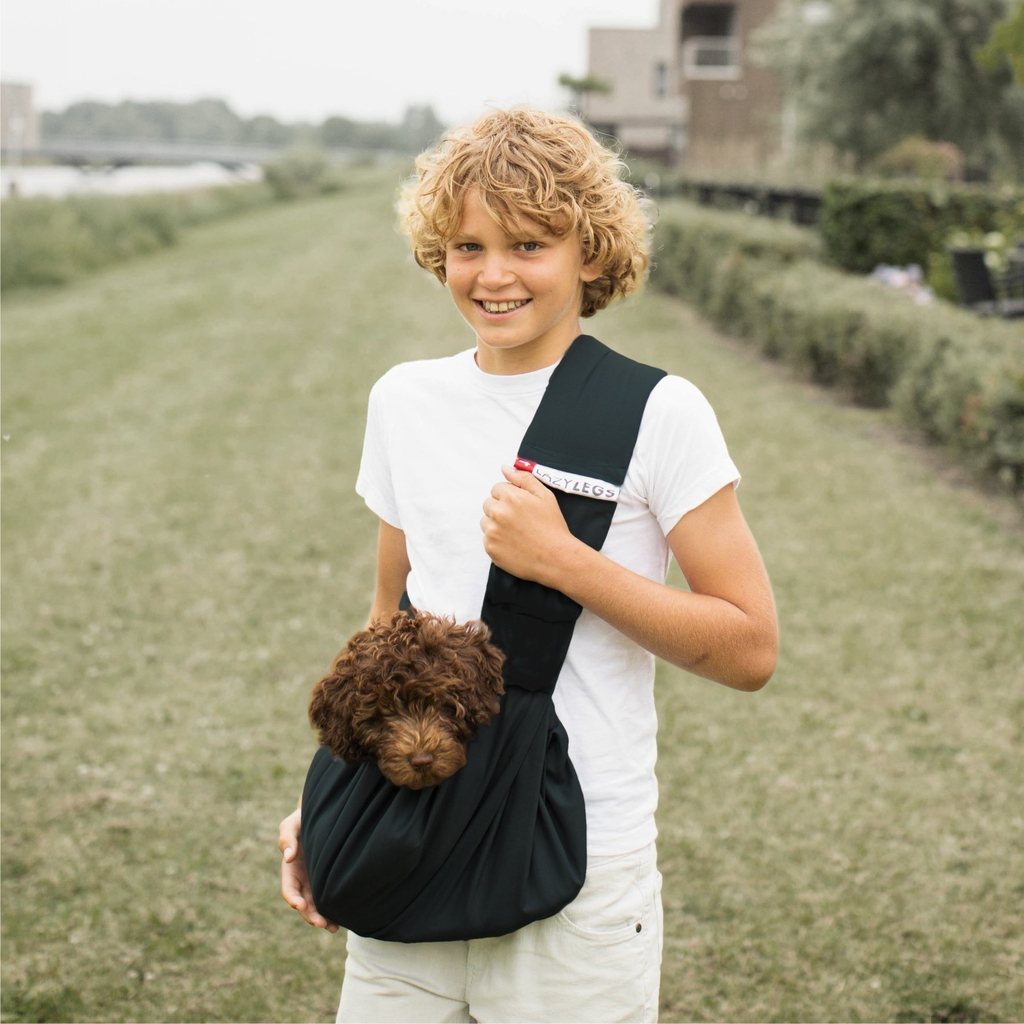 4lazylegs 4lazylegs pocket basic | zwart
