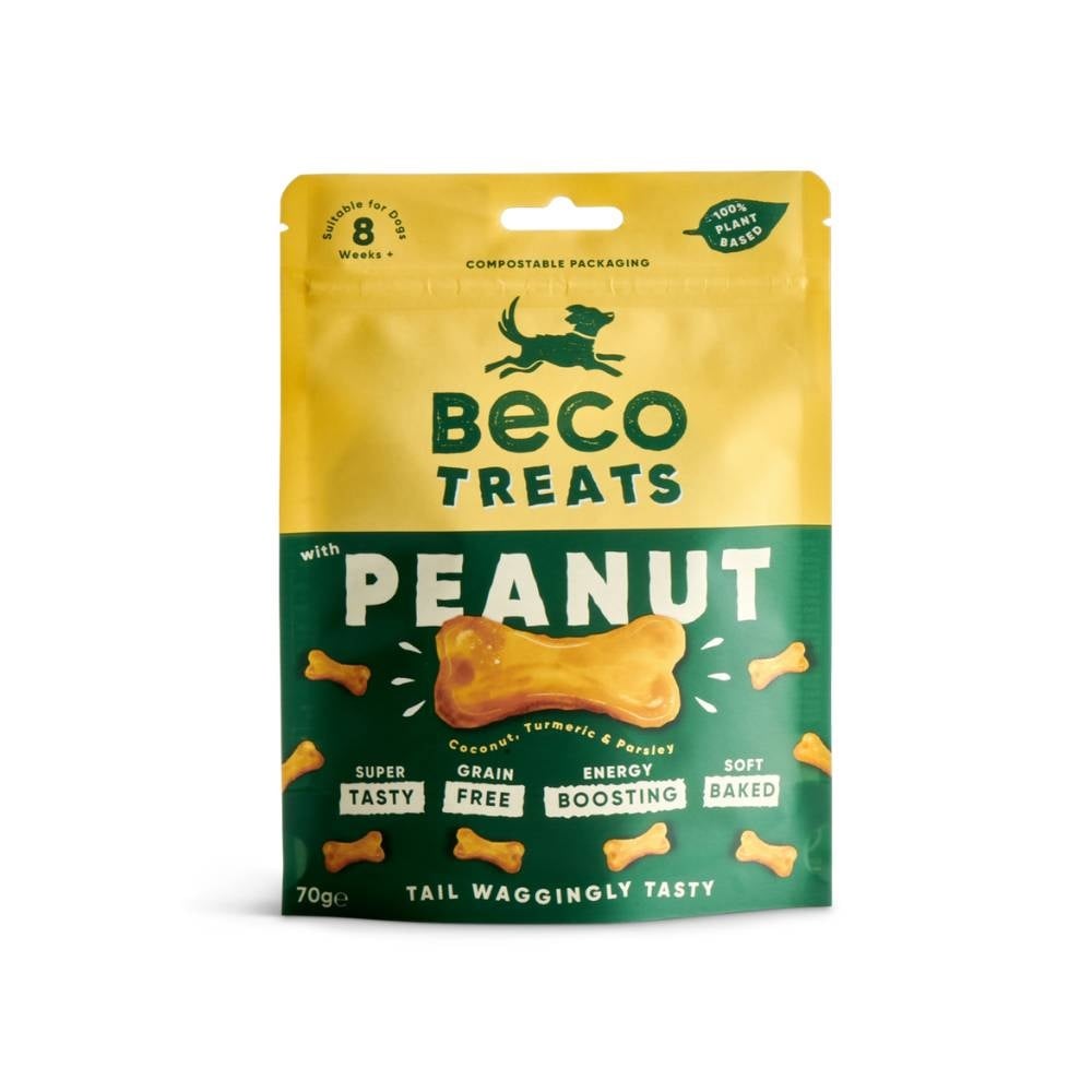Beco treats - pinda met kokos & kurkuma | 70g