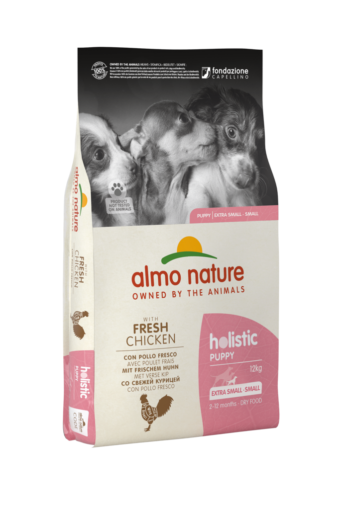 Holistic droogvoer hond puppy kip