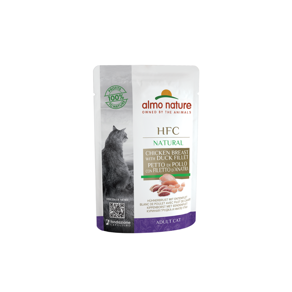 Hfc natvoer kat natural zakje