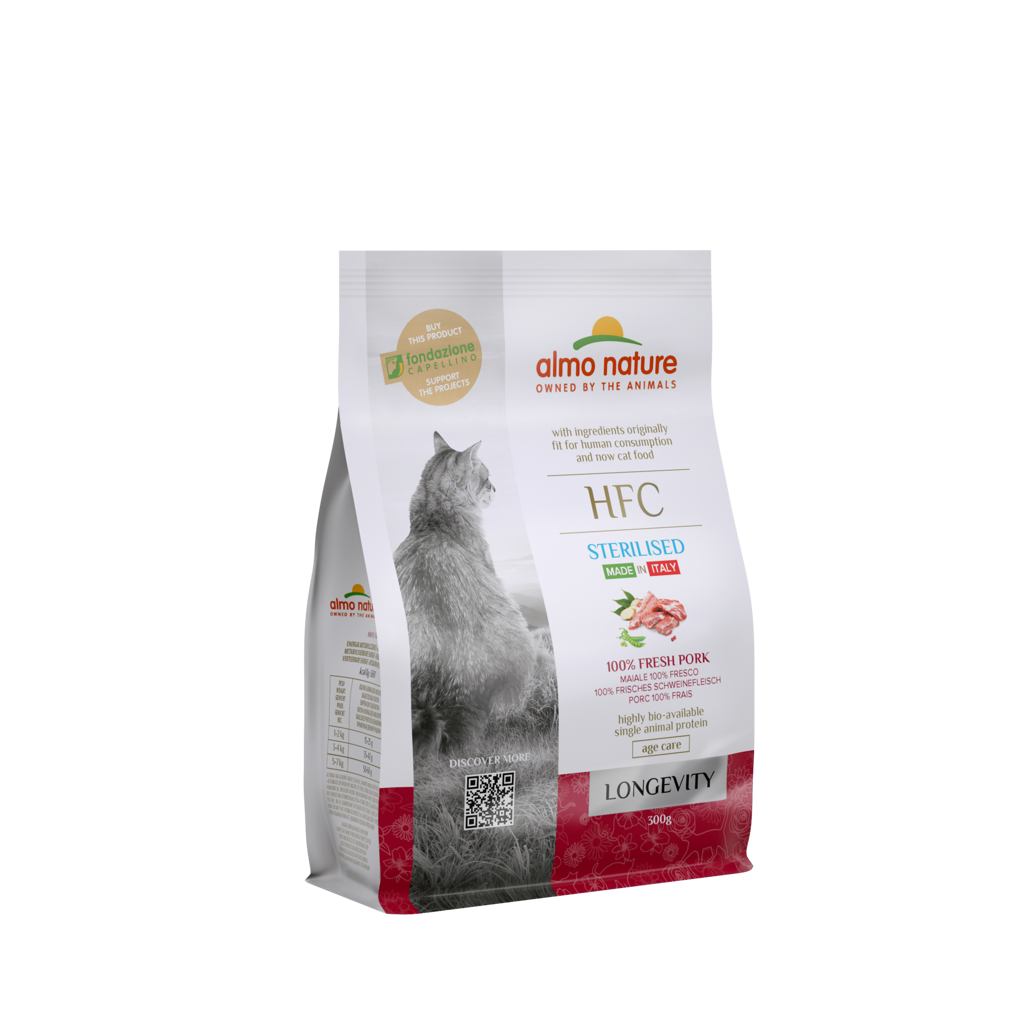 Hfc sterilised droogvoer kat longevity