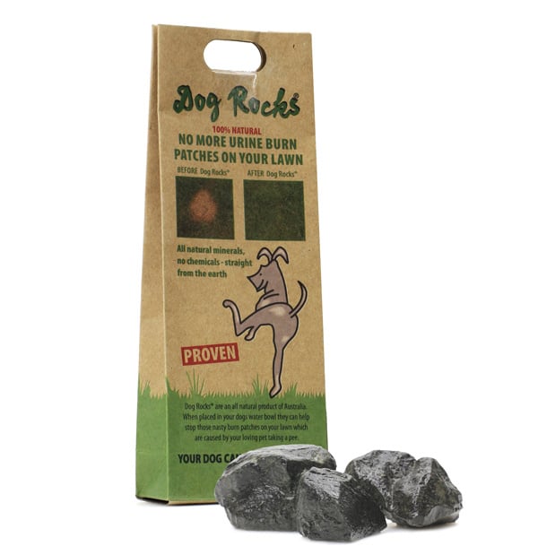 Dogrocks dog rocks natuursteen | natuurlijke oplossing voor gazon