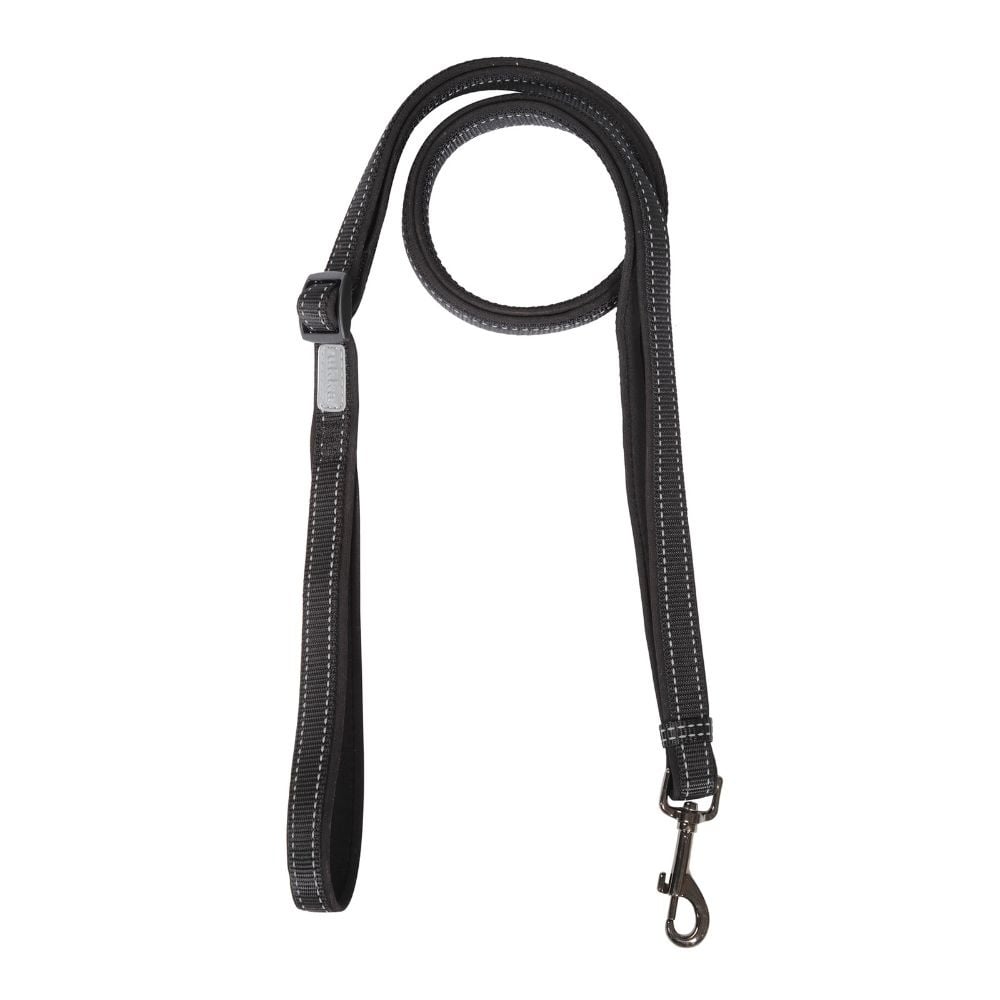 Rukka solid leash | zwart, maat s - 15 mm