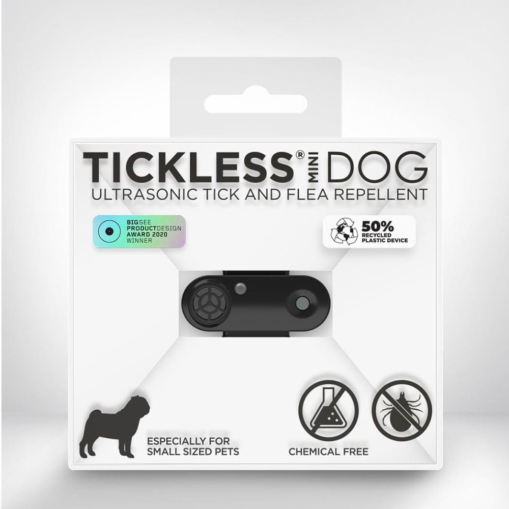 Tickless tickless mini hond | zwart