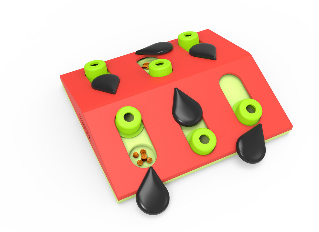 Petstages kattenpuzzel | melon madness puzzle & play