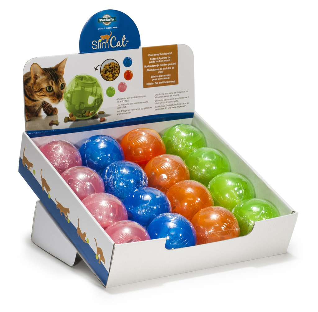 Petsafe petsafe® slimcat™ voerbal voor katten | display - 16 stuks